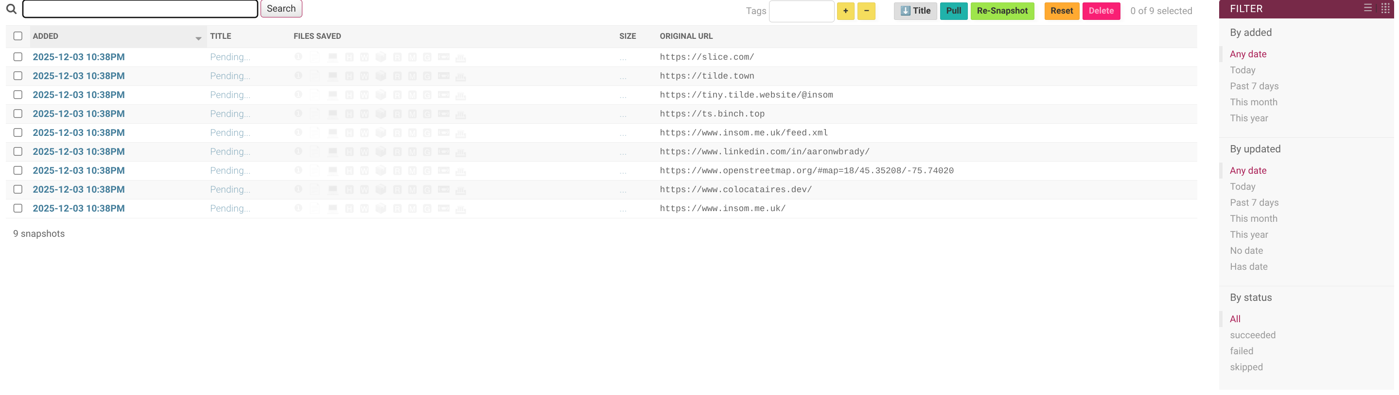 Crawling more than intended