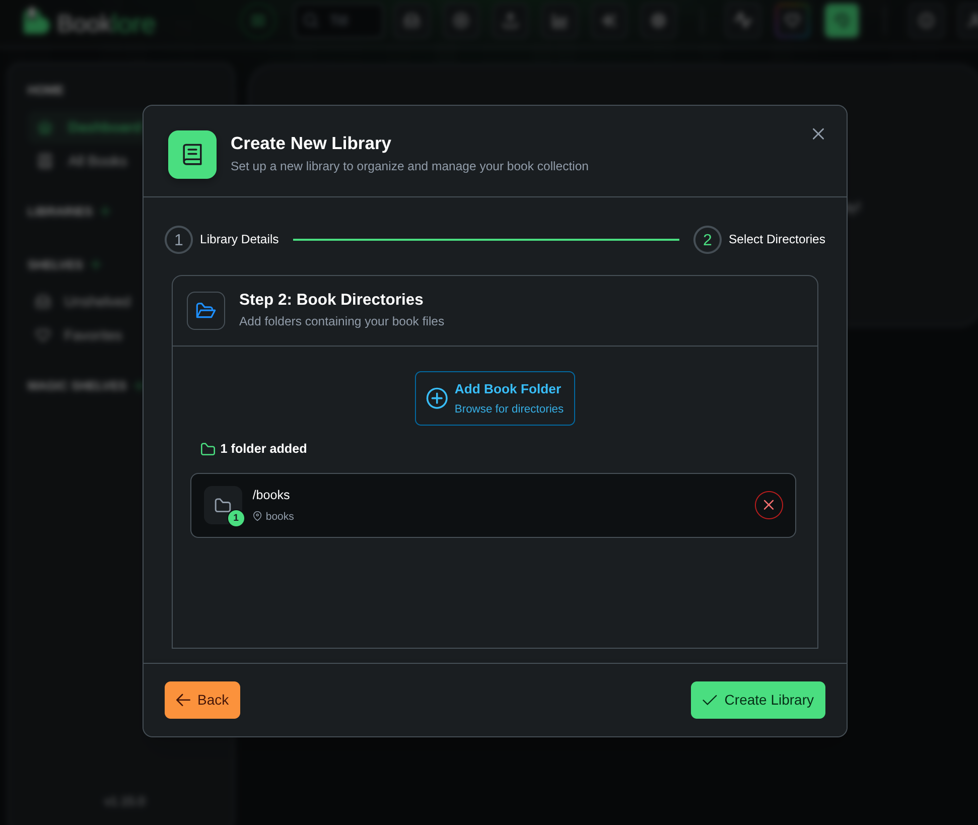 Choosing a directory